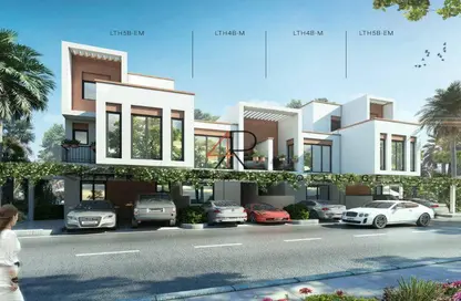 Townhouse - 5 Bedrooms - 6 Bathrooms for sale in Costa Brava at DAMAC Lagoons - Damac Lagoons - Dubai