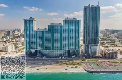 Apartment - 2 Bedrooms - 2 Bathrooms for rent in Ajman Corniche Residences - Ajman Corniche Road - Ajman