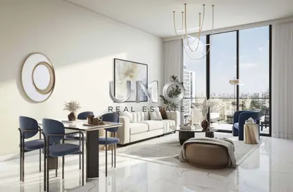 Living / Dining Room image for: Apartment - 3 Bedrooms - 4 Bathrooms for sale in Equiti Arcade - Al Furjan - Dubai, Image 1