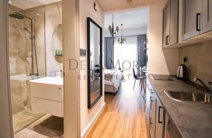 Kitchen image for: Apartment - 1 Bathroom for rent in Royal Breeze 4 - Royal Breeze - Al Hamra Village - Ras Al Khaimah, Image 1