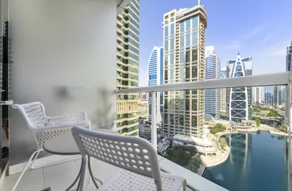 شقة - 1 حمام للايجار في ليك تيراس - (JLT) مجمع D - أبراج بحيرة الجميرا - دبي