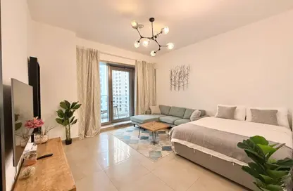 Apartment - Studio - 1 Bathroom for rent in Sparkle Tower 2 - Sparkle Towers - Dubai Marina - Dubai