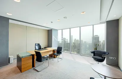 Office Space - Studio - 1 Bathroom for rent in Almas Tower - Lake Almas East - Jumeirah Lake Towers - Dubai