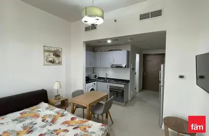 Living / Dining Room image for: Apartment - 1 Bathroom for rent in Montrell - Al Furjan - Dubai, Image 1
