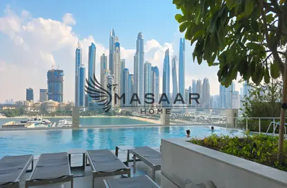 Apartment - 1 Bedroom - 2 Bathrooms for rent in Marina Vista - EMAAR Beachfront - Dubai Harbour - Dubai