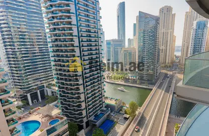 Apartment - 2 Bedrooms - 3 Bathrooms for rent in The Waves Tower A - The Waves - Dubai Marina - Dubai