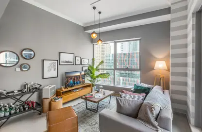 شقة - غرفة نوم - 1 حمام للايجار في البرج الاوسط - باي سنترال - دبي مارينا - دبي