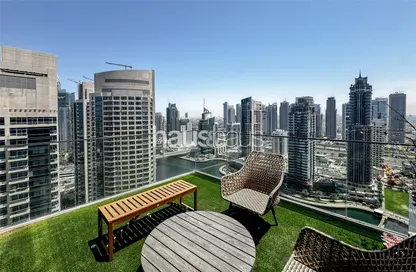 Penthouse - 3 Bedrooms - 4 Bathrooms for rent in LIV Residence - Dubai Marina - Dubai