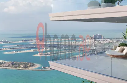 Apartment - 2 Bedrooms - 2 Bathrooms for sale in Seapoint - EMAAR Beachfront - Dubai Harbour - Dubai