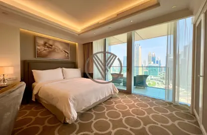 Apartment - Studio - 1 Bathroom for rent in Kempinski BLVD - Downtown Dubai - Dubai