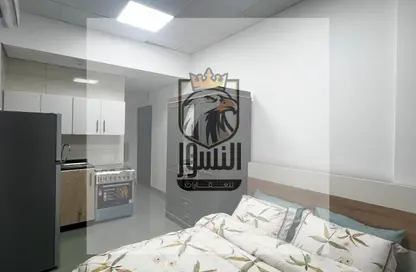 Apartment - Studio - 1 Bathroom for rent in Sheikh Jaber Al Sabah Street - Al Naimiya - Al Nuaimiya - Ajman