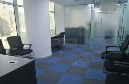 Office Space - Studio - 1 Bathroom for rent in Clover Bay Tower - Business Bay - Dubai