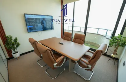 Office Space - Studio - 2 Bathrooms for rent in Dar Al Salam Building - Corniche Road - Abu Dhabi