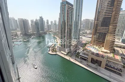 شقة - غرفة نوم - 1 حمام للايجار في (برج كيان (إنفينيتي - دبي مارينا - دبي