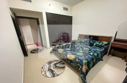 Room / Bedroom image for: Apartment - 2 Bedrooms - 3 Bathrooms for rent in Sheikh Jaber Al Sabah Street - Al Naimiya - Al Nuaimiya - Ajman, Image 1
