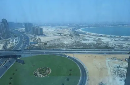 شقة - غرفة نوم - 2 حمامات للايجار في برج الممزر - الممزر - الشارقة - الشارقة