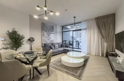 Living / Dining Room image for: Apartment - 1 Bedroom - 1 Bathroom for rent in Wilton Park Residences - Mohammed Bin Rashid City - Dubai, Image 1