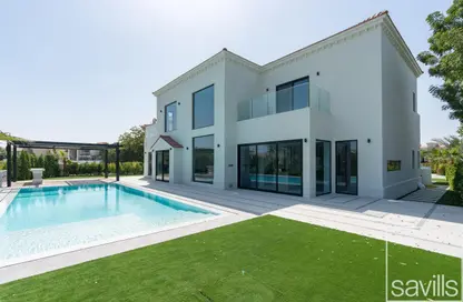 Villa - 4 Bedrooms - 5 Bathrooms for rent in Entertainment Foyer - Mediterranean Clusters - Jumeirah Islands - Dubai