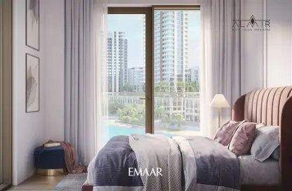 Room / Bedroom image for: Apartment - 3 Bedrooms - 3 Bathrooms for sale in Grove - Creek Beach - Dubai Creek Harbour (The Lagoons) - Dubai, Image 1