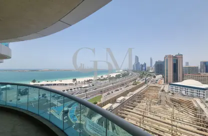 Apartment - 3 Bedrooms - 4 Bathrooms for rent in Bel Ghailam Tower - Corniche Road - Abu Dhabi