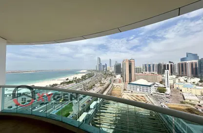 دوبلكس - 3 غرف نوم - 5 حمامات للايجار في برج بالغيلم - شارع الكورنيش - أبوظبي