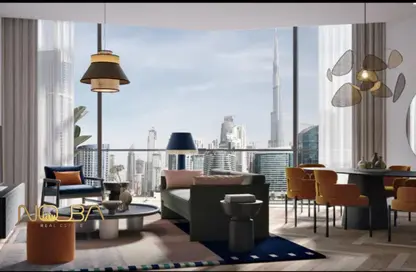 شقة - غرفة نوم - 2 حمامات للبيع في بنينسولا ثري - بنينسولا - الخليج التجاري - دبي