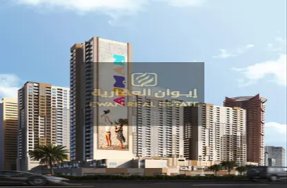 Apartment - Studio - 1 Bathroom for sale in Ajman One - Phase 2 - Ajman Downtown - Ajman