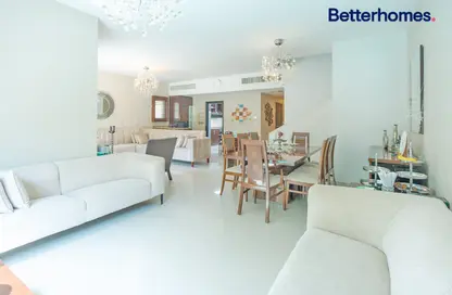 Living / Dining Room image for: Villa - 5 Bedrooms - 6 Bathrooms for sale in Mediterranean Style - Al Reef Villas - Al Reef - Abu Dhabi, Image 1