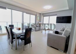 Living / Dining Room image for: Apartment - 2 bedrooms - 2 bathrooms for rent in Pacific Samoa - Pacific - Al Marjan Island - Ras Al Khaimah, Image 1