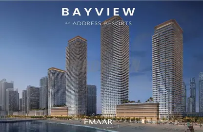 Outdoor Building image for: Apartment - 3 Bedrooms - 3 Bathrooms for sale in Bayview - EMAAR Beachfront - Dubai Harbour - Dubai, Image 1
