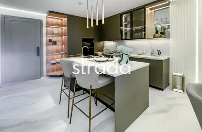صورة لـ مطبخ شقة - غرفة نوم - 1 حمام للبيع في 48 باركسايد - ارجان - دبي ، صورة رقم 1