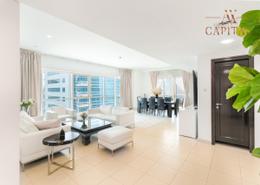 Living / Dining Room image for: Apartment - 3 bedrooms - 4 bathrooms for sale in The Royal Oceanic - Oceanic - Dubai Marina - Dubai, Image 1