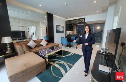 Apartment - 1 Bedroom - 2 Bathrooms for rent in Upper Crest - Downtown Dubai - Dubai
