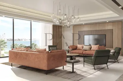 Living Room image for: Apartment - 2 Bedrooms - 3 Bathrooms for sale in Azizi Venice - Dubai South (Dubai World Central) - Dubai, Image 1