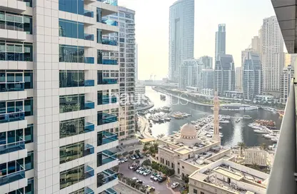Apartment - 1 Bedroom - 2 Bathrooms for rent in Escan Tower - Dubai Marina - Dubai