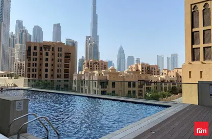 شقة - غرفة نوم - 2 حمامات للايجار في بلفيو برج 2 - أبراج بلفيو - دبي وسط المدينة - دبي شقة - غرفة نوم - 2 حمامات للايجار في بلفيو برج 2 - أبراج بلفيو - دبي وسط المدينة - دبي