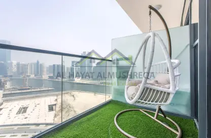 Balcony image for: Apartment - 1 Bedroom - 1 Bathroom for rent in Zada Tower - Business Bay - Dubai, Image 1