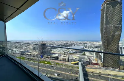 Balcony image for: Apartment - 2 Bedrooms - 2 Bathrooms for rent in The Address Sky View Tower 1 - The Address Sky View Towers - Downtown Dubai - Dubai, Image 1