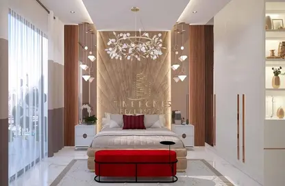Room / Bedroom image for: Apartment - 3 Bedrooms - 4 Bathrooms for sale in Gemz by Danube - Al Furjan - Dubai, Image 1