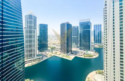 شقة - غرفة نوم - 2 حمامات للايجار في خور الجميرا 1 - (JLT) مجمع X - أبراج بحيرة الجميرا - دبي