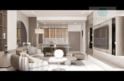 Living Room image for: Apartment - 2 Bedrooms - 2 Bathrooms for sale in Samana Skyros - Arjan - Dubai, Image 1