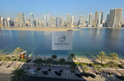 Apartment - 3 Bedrooms - 4 Bathrooms for rent in Palm Tower - Al Khan Lagoon - Al Khan - Sharjah
