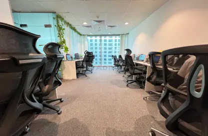 Office Space - Studio - 1 Bathroom for rent in The Binary Tower - Business Bay - Dubai