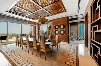 Dining Room image for: Penthouse - 2 Bedrooms - 3 Bathrooms for rent in Raffles Dubai - Umm Hurair 2 - Umm Hurair - Dubai, Image 1