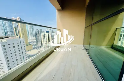 Apartment - 2 Bedrooms - 2 Bathrooms for rent in Thuraya Al Majaz Building - Al Majaz 3 - Al Majaz - Sharjah