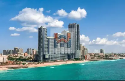 شقة - غرفة نوم - 2 حمامات للايجار في مساكن كورنيش عجمان - طريق كورنيش عجمان - عجمان