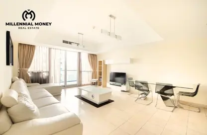 شقة - 2 غرف نوم - 2 حمامات للايجار في A - برج الأمواج - برج الأمواج - دبي مارينا - دبي