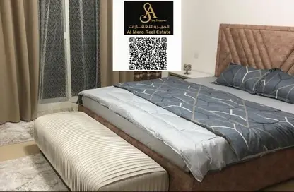 Apartment - 1 Bedroom - 2 Bathrooms for rent in Jasmine Towers - Garden City - Ajman