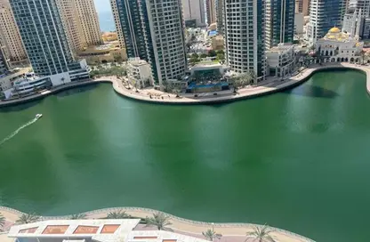 شقة - 2 غرف نوم - 3 حمامات للايجار في برج الزمان والمكان - دبي مارينا - دبي