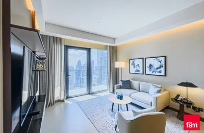 صورة لـ غرفة المعيشة شقة - 2 غرف نوم - 3 حمامات للبيع في العنوان رزيدنسز برج الأوبرا دبي 2 - ذو ادراس ريزيدنس دبي أوبرا - دبي وسط المدينة - دبي ، صورة رقم 1